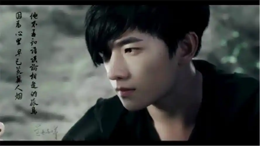 《盗墓笔记》张起灵杨洋南山南歌词配图电脑壁纸下载1