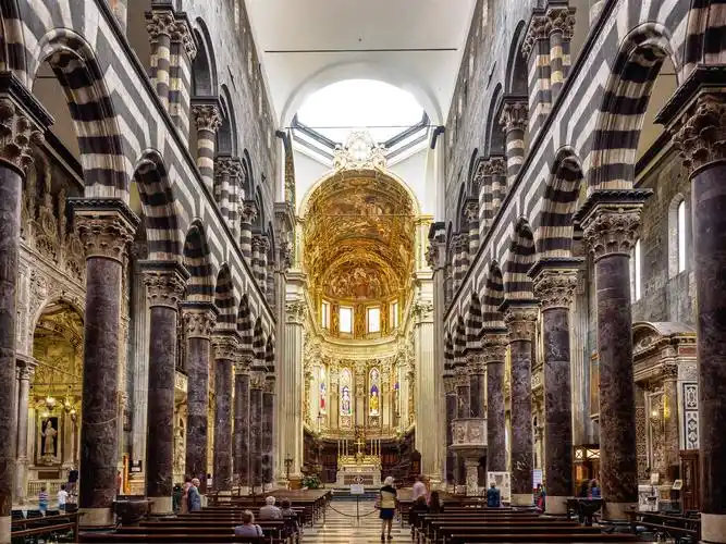 圣洛伦佐大教堂,意大利,教堂,拱门,长凳 750x1334 iphone 8/7/6/6s 桌