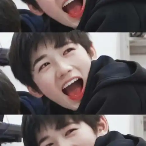 可咸可甜的宋亚轩小朋友你get到了吗?从小到大笑起来永远治愈极了!