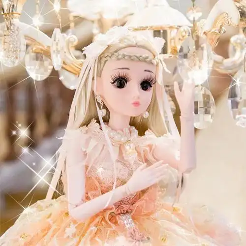 说话走路长发依甜芭比娃娃60厘米超大型闪灯公主夜萝莉定制女孩.