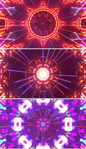 绚丽炫酷万花筒爵士舞现代舞t台走秀视频背景视频素材下载-我图网