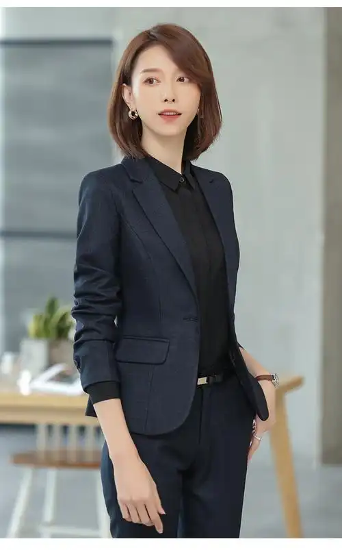 白领时尚女装职业装套装高端西装公司工装气质工作服西服商务范正装