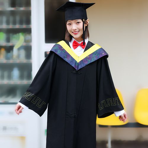 学位学士服大学生毕业礼服男女学院风工科本科文科硕士博士导师袍