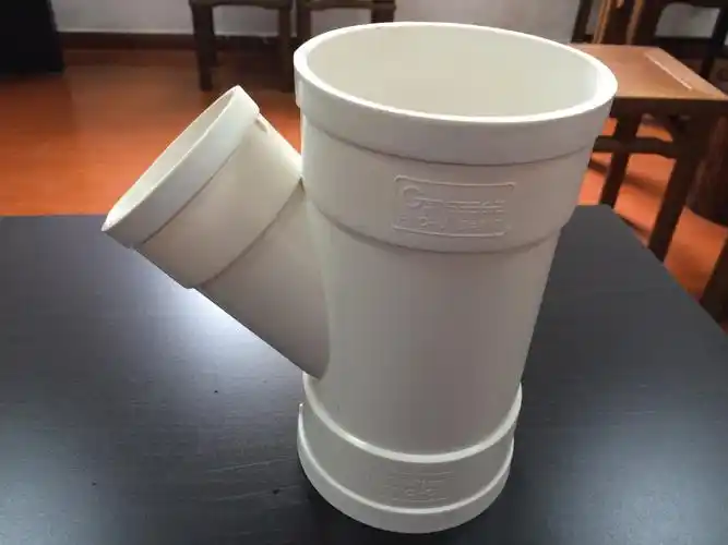 pvc排水管下水管管件排水配件异径顺水三通顺水等径三通