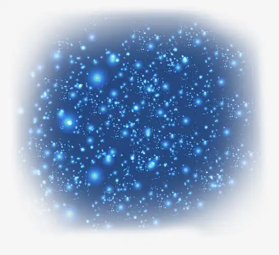 蓝色星空效果