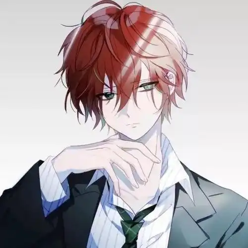 西装革履亮瞎你狗眼_男生动漫头像图片_扣扣居