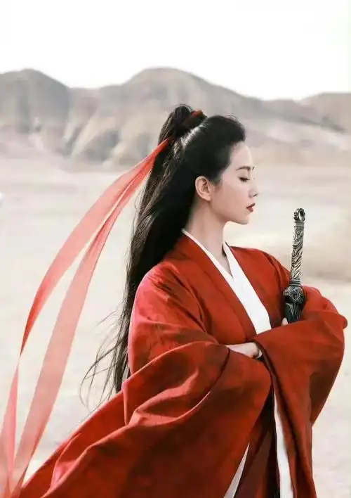 刘诗诗蒙面造型,漂亮与江湖气的完美结合|风中奇缘|古装|侠女_网易