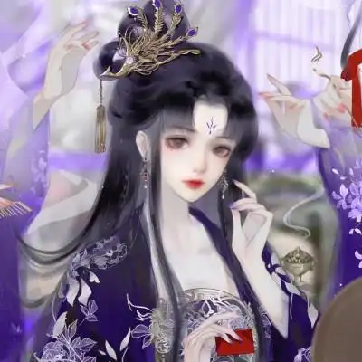 女生头像动漫古风梦幻闺蜜