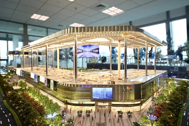 奉贤双子星点亮南上海龙湖奉贤金汇天街招商中心揭幕