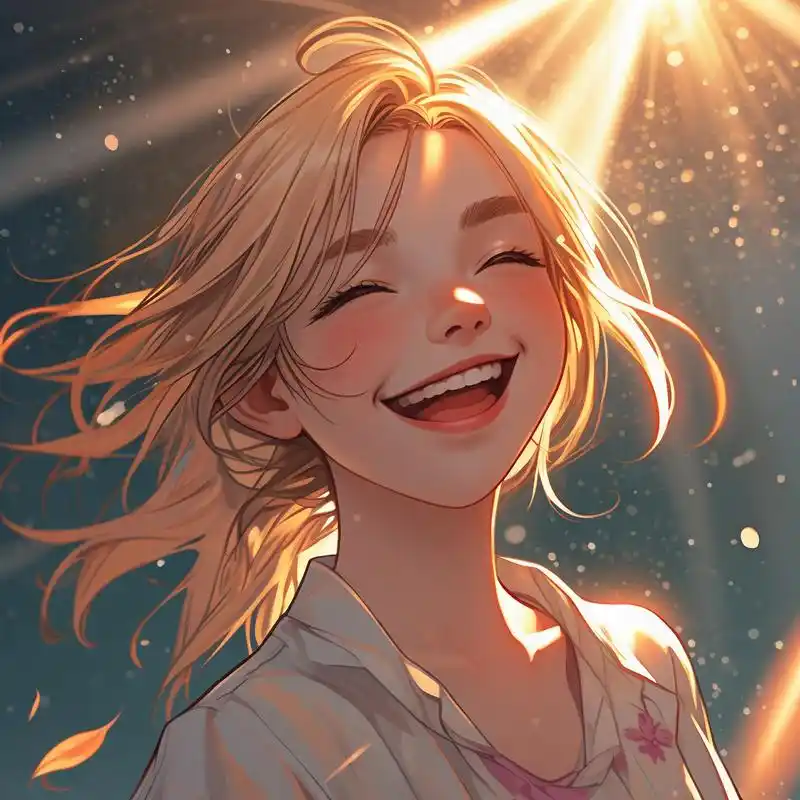 阳光女神的微笑头像 享受阳光,绽放笑容,每一个微笑都是治愈的力量