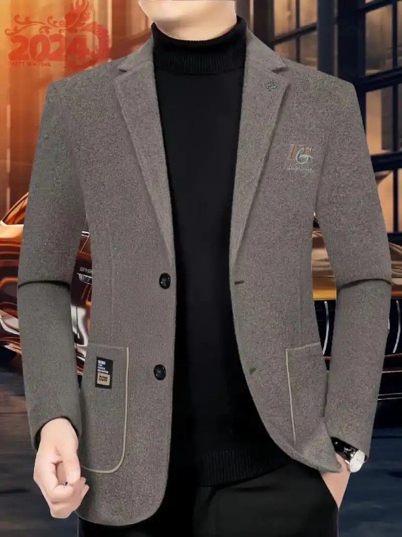 皮尔卡丹品牌时尚西服.这款西服高档外套,潮流休闲秋冬必备!精 - 抖音