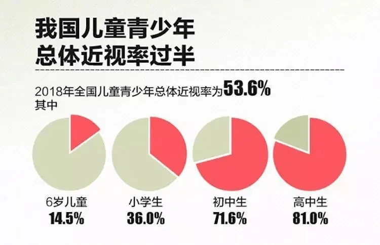 白皮书指出,2018年我国近视人数已经超过6亿人,其中儿童青少年近视率