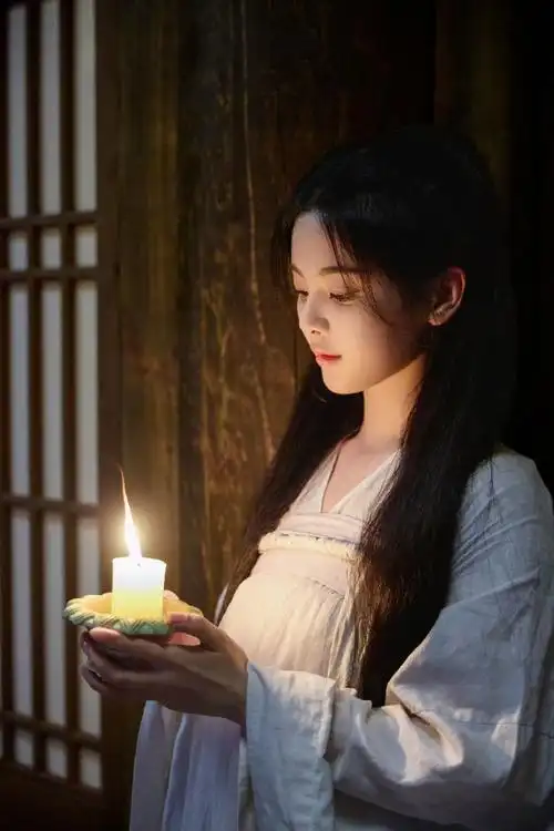 杨超越古装##杨超越墨雨云间下线镜头