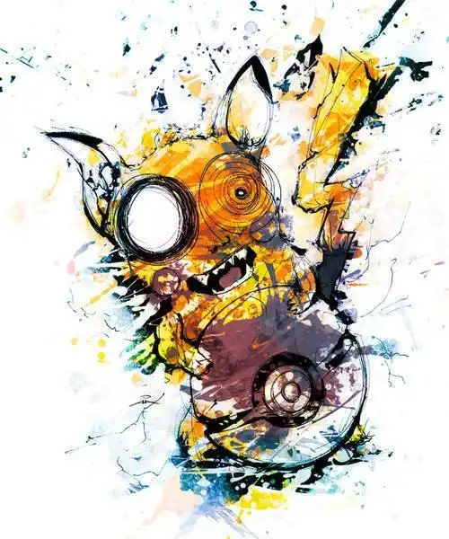 《口袋妖怪》梦魇般画作 "丧尸皮卡丘"来袭