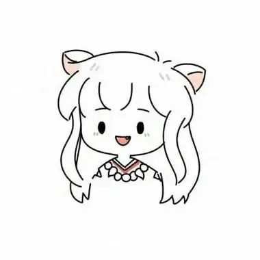 都市感的q版可爱小女生简笔画图片简笔画萌萌哒可爱小女孩头像 手绘