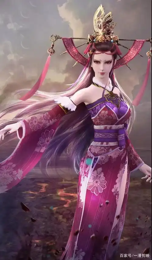 古风国漫美女威风凛凛的王者之风,彰显冷酷与霸气,崇拜而不可逾越.