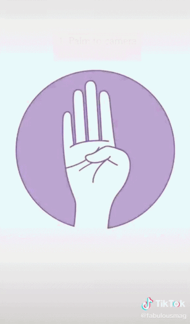 而她成功脱险的原因,正是因为在tiktok上看过的一个"求救手势".