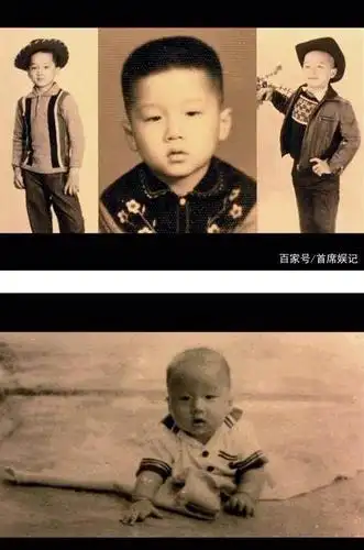 看成龙小时候的照片,虽然不算特别特别可爱,但真的挺有主角相的,小