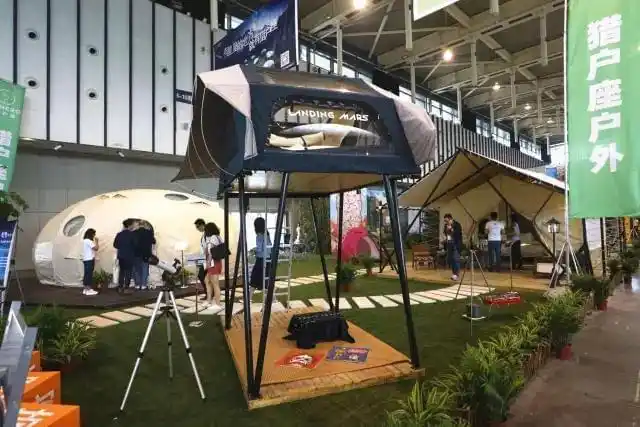 猎户座野奢帐篷重磅亮相亚洲户外用品展览会