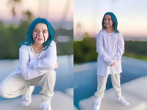 贝克汉姆父女现身!小七穿短装成圆柱身材,大哥晒照挽回妹妹形象