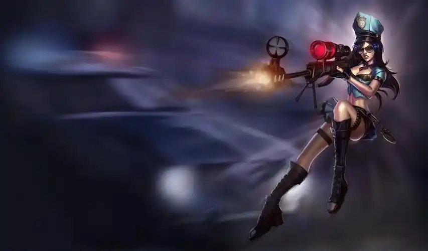 英雄联盟lol皮城女警凯特琳全皮肤高清无水印原画下载