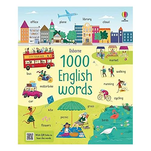 【现货】1000 english words 1000个英文单词 英文原版图书籍进口正版