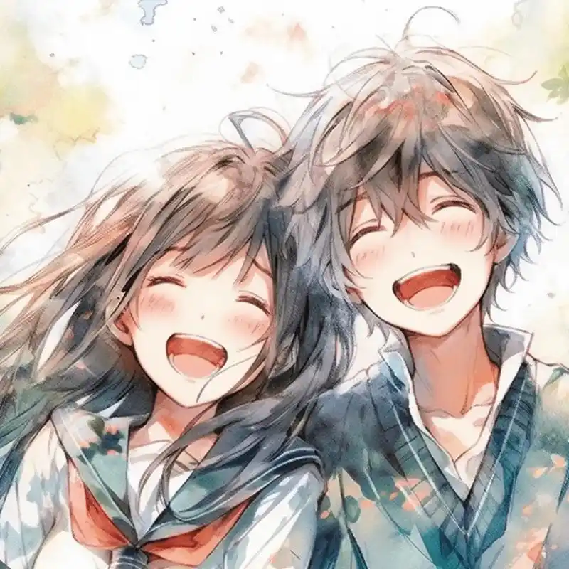 青春校园情头.#动漫情头 #优质头像 #超甜情侣头像 #超甜 - 抖音