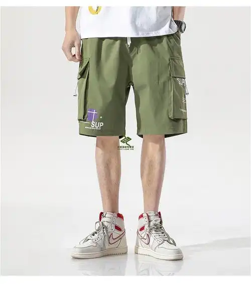 【京选优品】免脱打野裤男 工装短裤男拉链开档免脱户外情侣方便约会