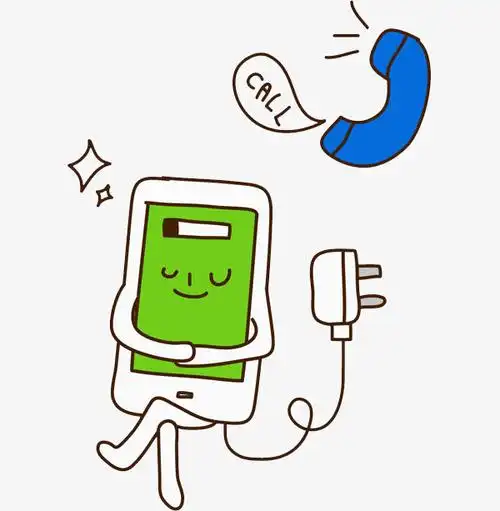 关键词 : 手机,绿色的,充电器,电话,卡通,可爱得,插图