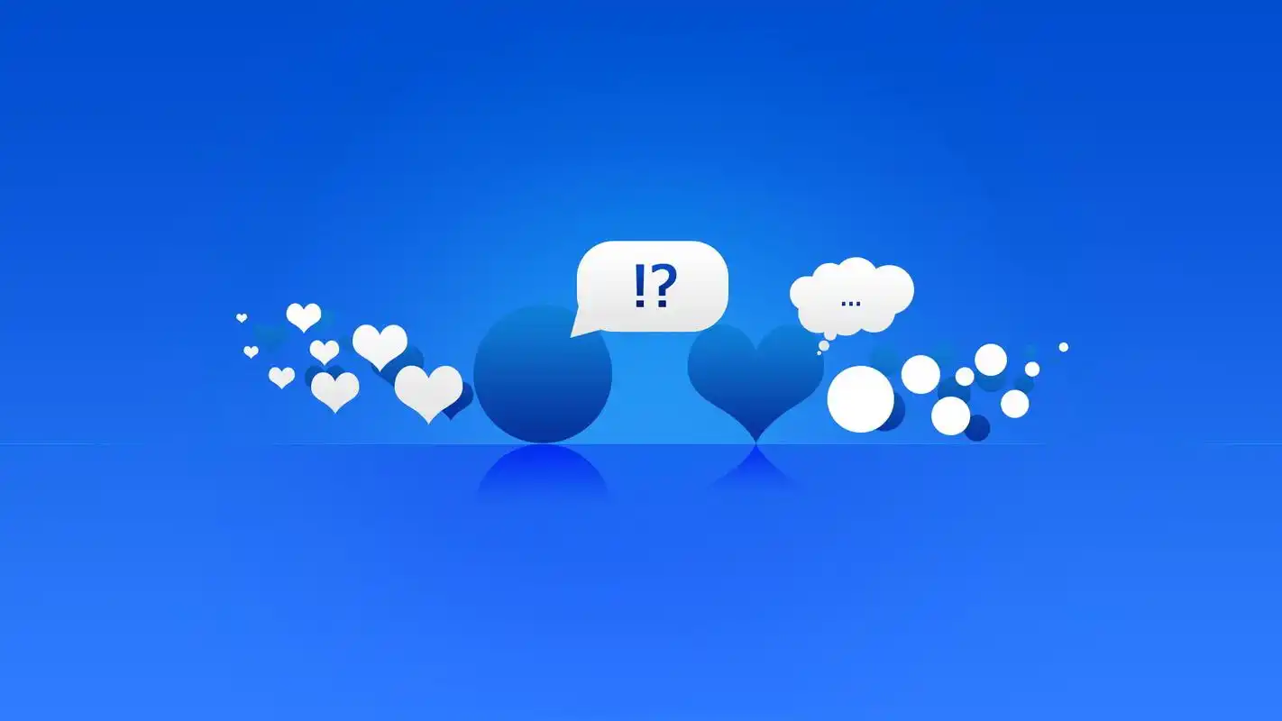 简约心形素材背景桌面壁纸下载