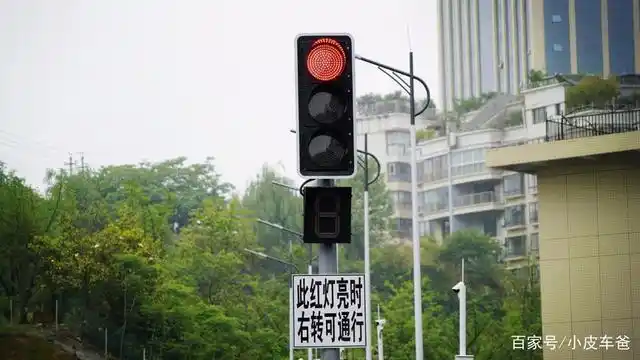 红灯亮时,右转弯的车辆在不妨碍被放行的车辆,行人通行的情况下,可以