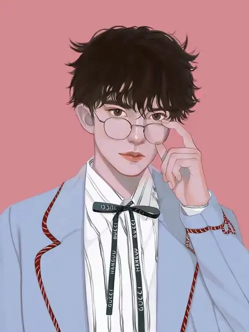 帅气的四字弟弟石家庄|插画师hangui