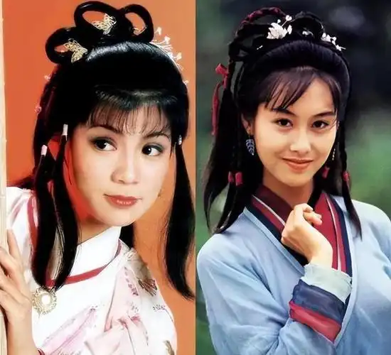 两人同框对比时,翁美玲的眼神中的戏,完全胜过了朱茵.