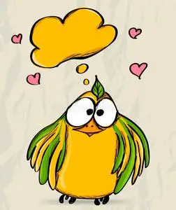 海报上有有趣的鸟.火烈鸟. 黑白手画涂鸦动物. 民族图案矢量插图.