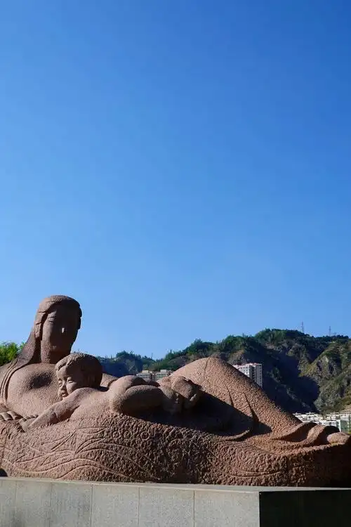 兰州旅游 | 黄河母亲雕塑949615表现中华民族母亲河—黄河95