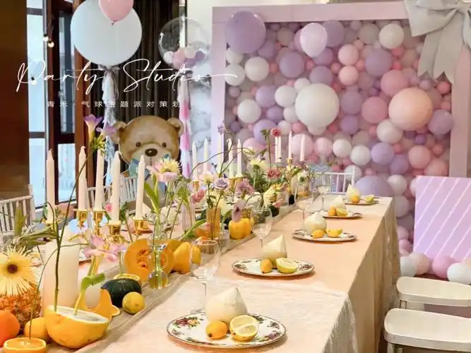 宝宝生日派对家庭生日宴会