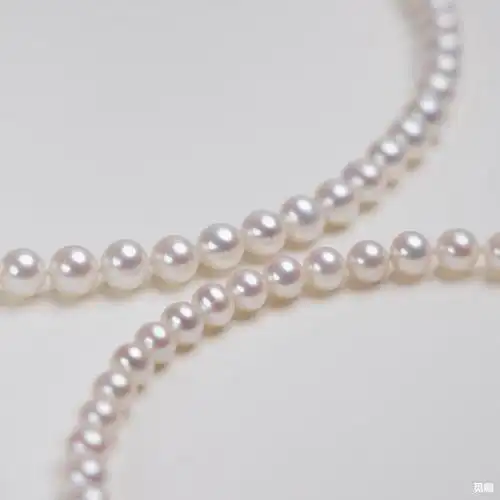 8-9近正圆强光珍珠项链 天然淡水珍珠项链女送妈妈节日礼盒装