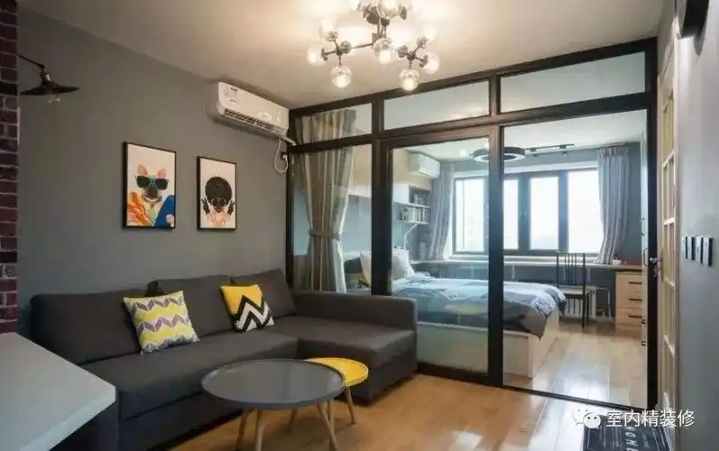 50平米小户型装修效果图墙面都不浪费还做了衣帽间