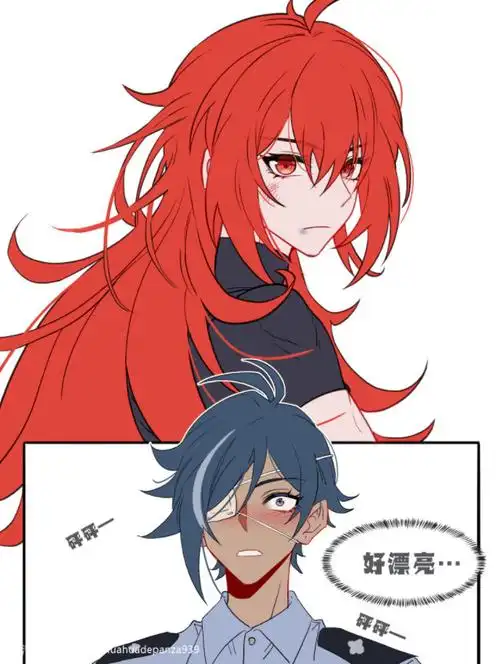 因普通打架被拘留一个星期…lofter画师:潘砸原神超话#迪卢克##凯亚