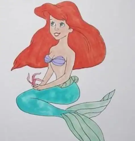 儿童简笔画,动漫人物简笔画,卡通人物简笔画,美人鱼简笔画,简笔画图片