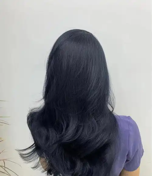 2022流行发色蓝黑色