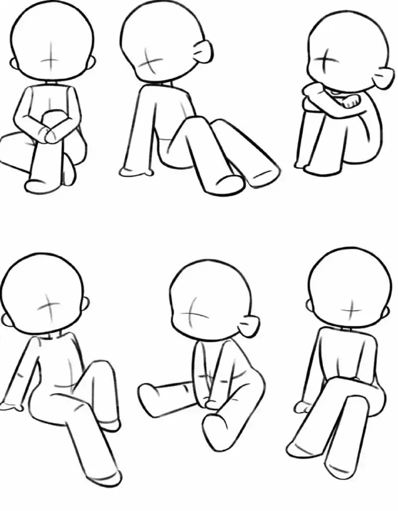 q版人物动态/坐姿