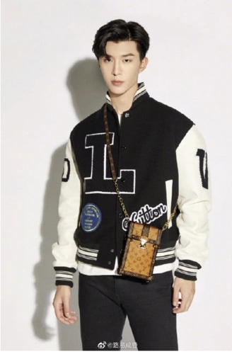 范丞丞lv链条包上身帅到没朋友