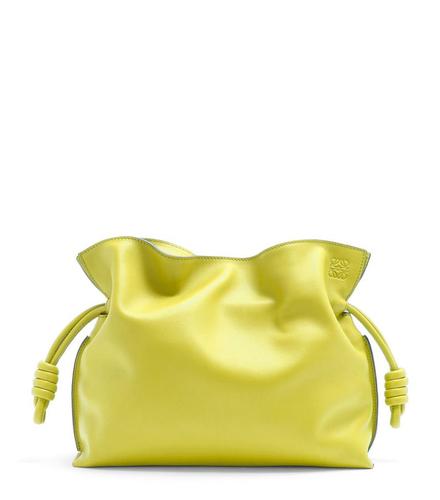 罗意威loewe女士斜挎包|leather flamenco clutch bag