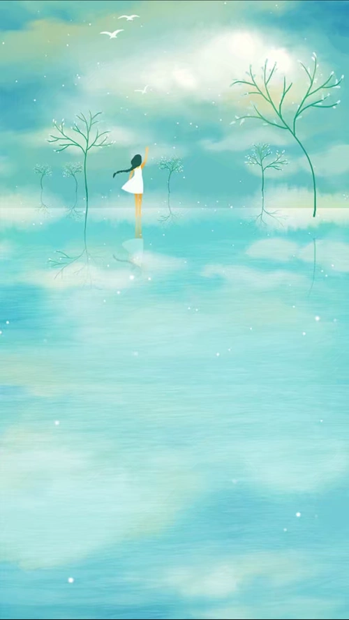 唯美 梦幻 手绘 插画 清新 - 堆糖,美图壁纸兴趣社区