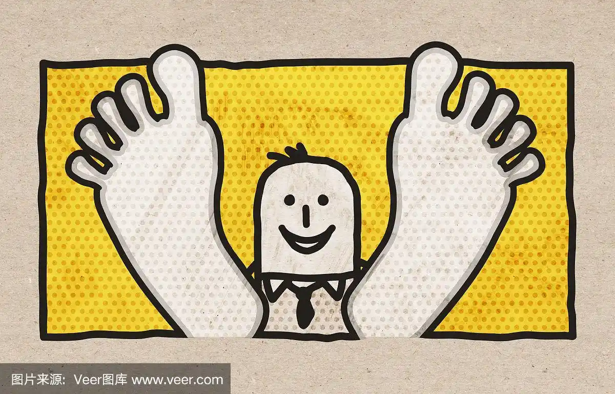 卡通人物,两只大脚