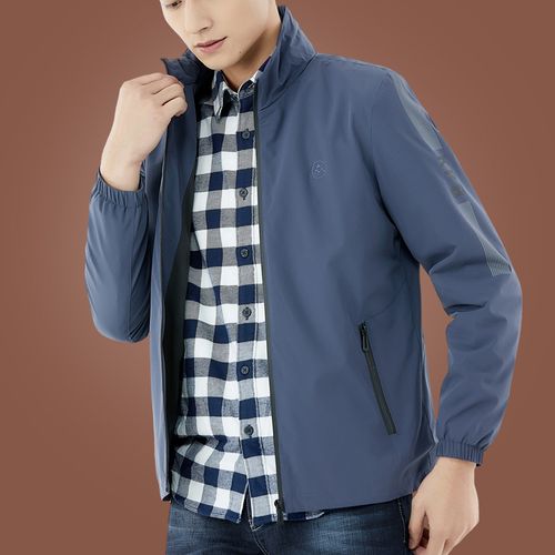 男士休闲外套男装2022新款夹克男春秋薄款春季衣服男式春装上衣服