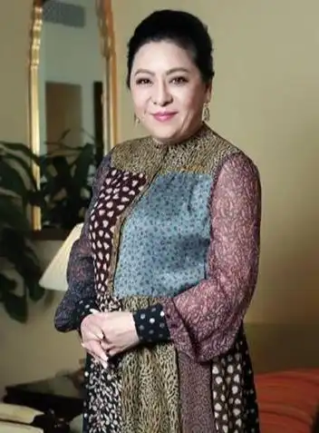 向太陈岚的气场有多强卷曲短发也照样hold住个性新潮哪像61岁