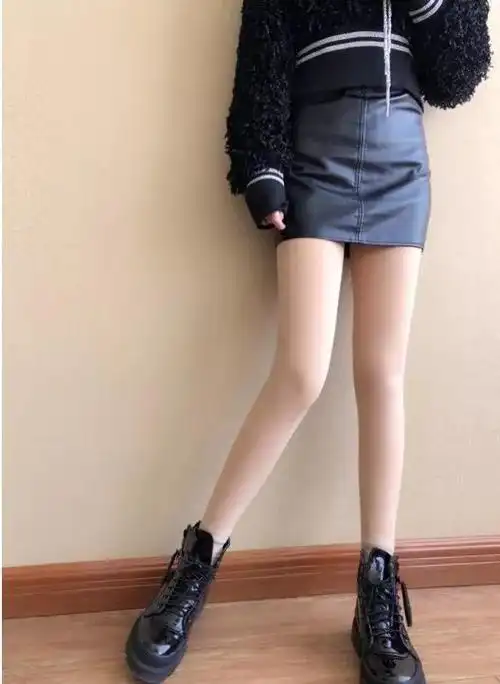 明星零下6光腿街拍别傻了她们才不是纯靠意志抗冻2