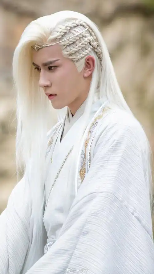 盘点一下我印象较深的几个古装男主银白发造型